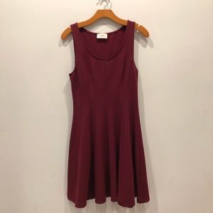 Maroon Everly Dress
